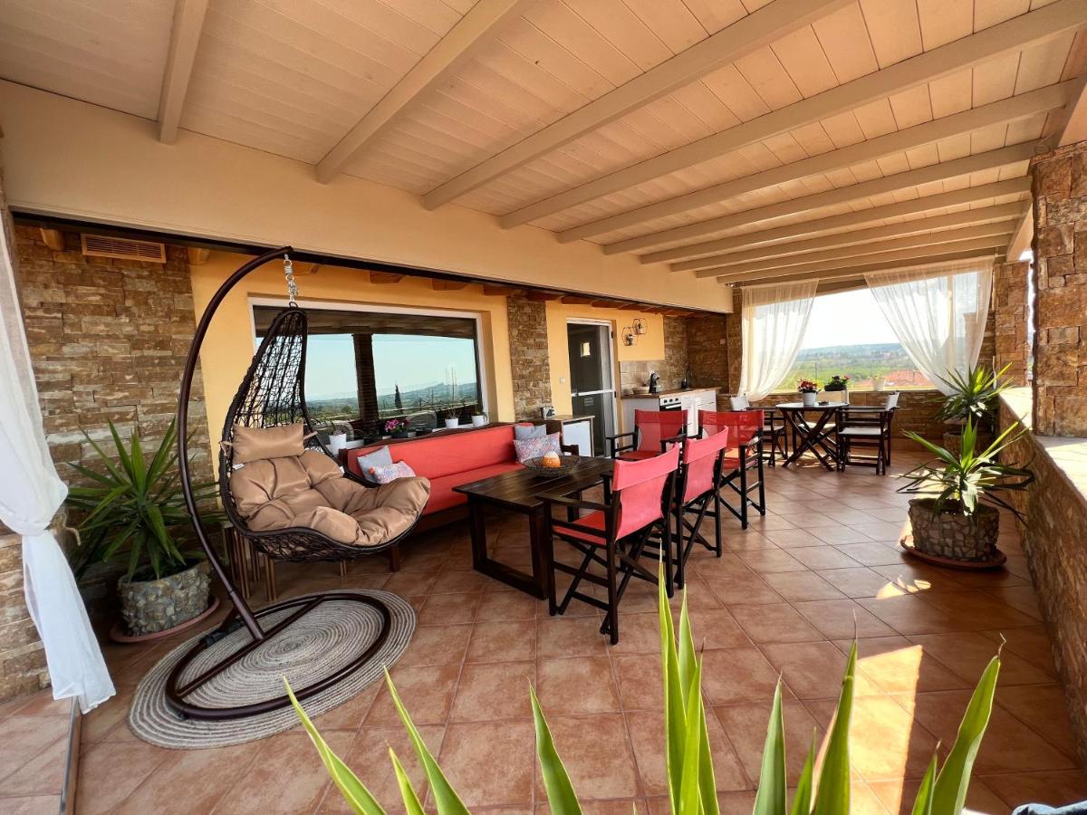 Апартаменты Doormat# Wait 'N Sea, Jacuzzi, Luxury Stone House Эпаноми Экстерьер фото